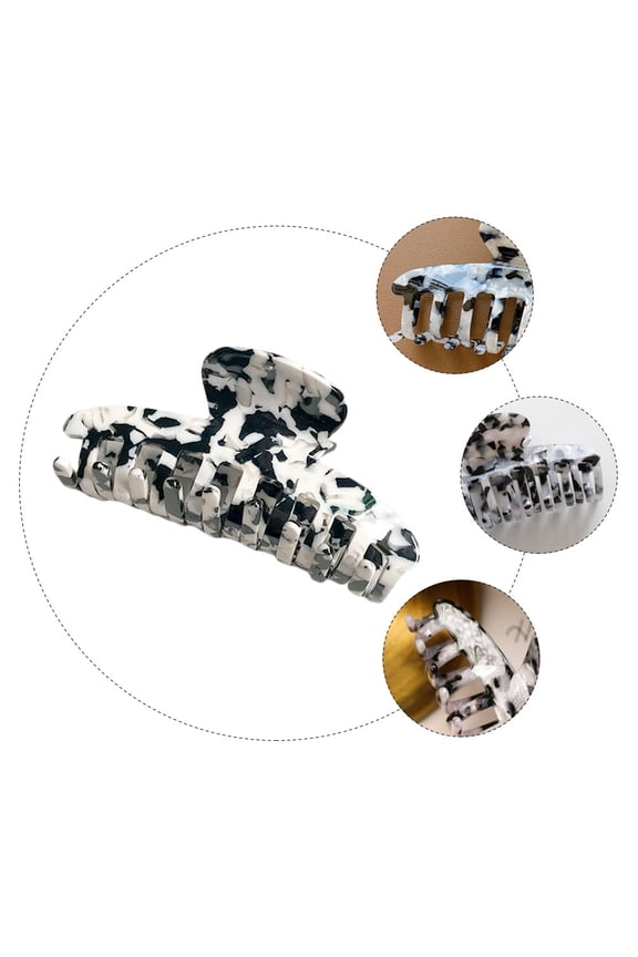 White Acrylic Jaw Clip with for Decoration and Styling Great Gifts for Women Size 1PC