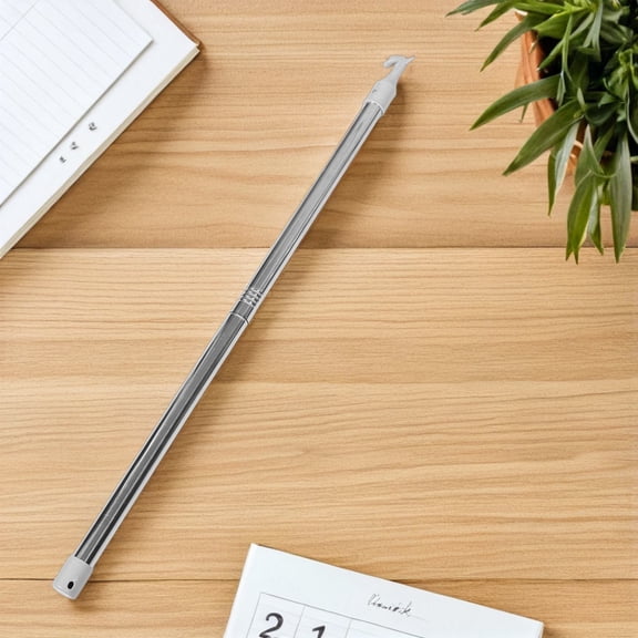 OUNONA Window Pole Opener Stainless Steel Tool for Blinds Drapery and Awnings