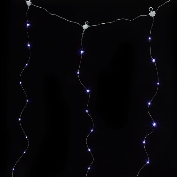 OUNONA  Curtain String Lights Gazebo Fairy Decoration Indoor Girl White