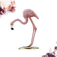 thumbnail image 1 of OUNONA Cute Pink Flamingo Ornament for Home Decoration Made of Resin and Iron Ideal for Bedroom or Living Room, 1 of 8