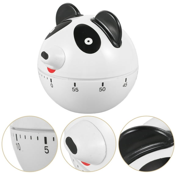 OUNONA Cute Rabbit Shaped Mechanical Kitchen Timer for Kids and Adults Multi Color Plastic 60 Minute