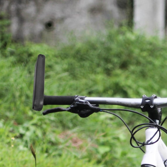 OUNONA Foldable Bike Handlebar Mirror Black Durable Acrylic for Cycling Safety