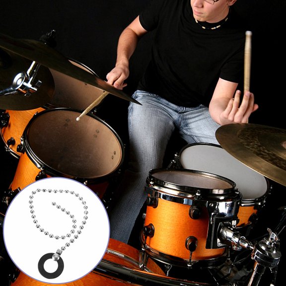 OUNONA  Cymbal Chain Sustain Extension Accessory Jazz Drum