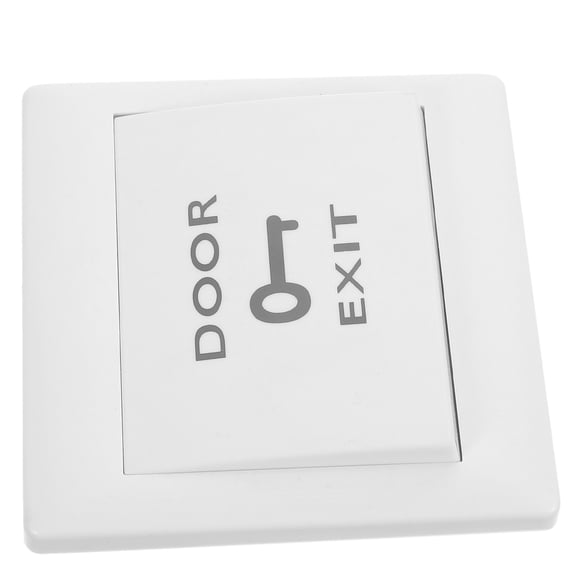 DRAFIDEEP Push Button Replacement Door Button Switch White Plastic 1Pcs For Access Control
