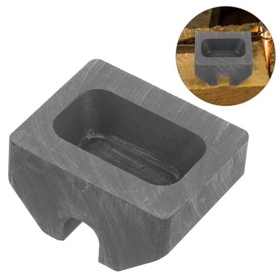 OUNONA DIY Metal Casting Mold Made of Graphite for Plated Silver Plated Gold Copper