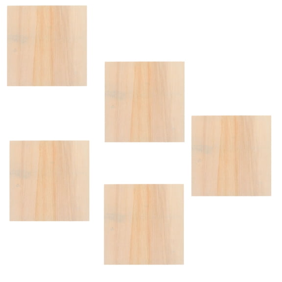 OUNONA Beige Wooden Photo Holders Unfinished Wood Frames for DIY Projects and Home Decor