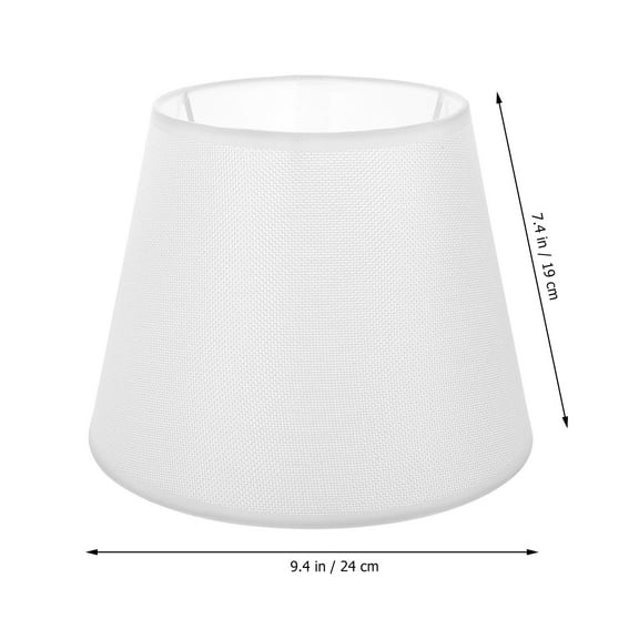 OUNONA Decorative Lamp Shade Cloth Lampshade Bedrooms Pleated