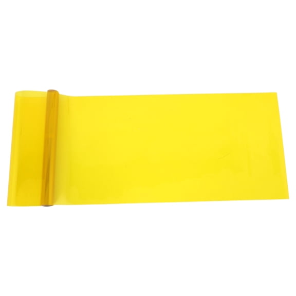 OUNONA Transparent Yellow Window Film for Pets, UV and Heat Insulation, Easy Application and