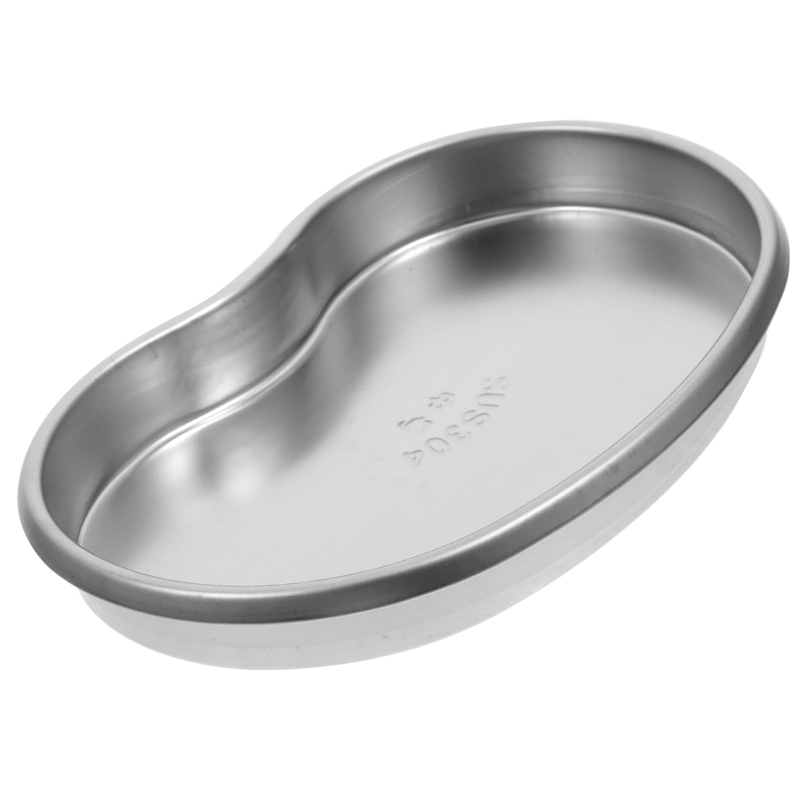 OUNONA Stainless Steel Dental Tray for Tooth Procedures Silver Color 304 Material 7 Inches