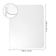 OUNONA Clear Glass Gaming Pad with Smooth , Easy to Mousepad for PC and Laptop Use