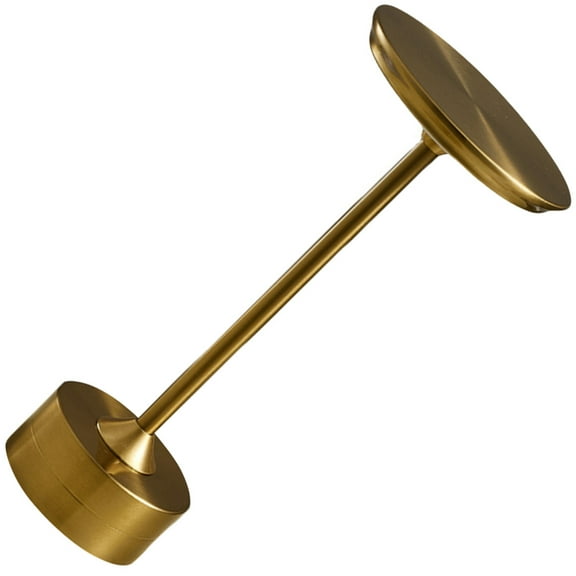 OUNONA Golden Metal Desk Lamp for Decor with Soft Lighting and Heavy Bottom Structure 7.5 Inches