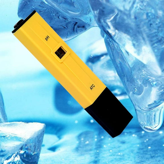 OUNONA Digital PH Meter for Water Testing with ATC Plastic Yellow Color 014 Measurement Range