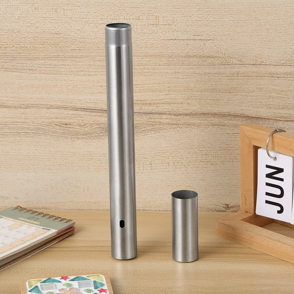 OUNONA Stainless Steel Decorative Diploma Tube for Home Organization