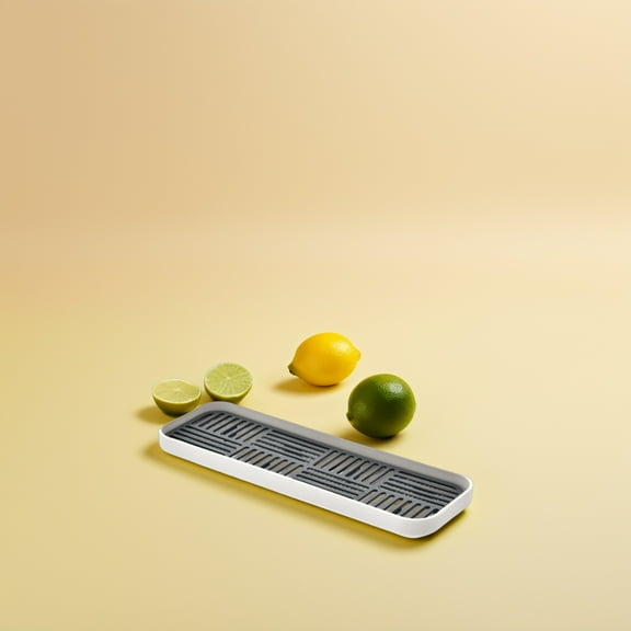 OUNONA Assorted Color Plastic Dish Drainer Tray for Cups Bowls and Cutlery