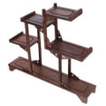 thumbnail image 1 of OUNONA Wood Antique Shelf for Home Decor Display Stand Craft Rack Dark Brown Multi-Purpose Rack, 1 of 8