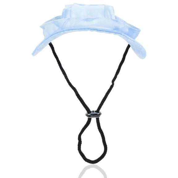 OUNONA Summer Bucket Hat For Dogs Blue Baseball Style Dog Hats 1Set