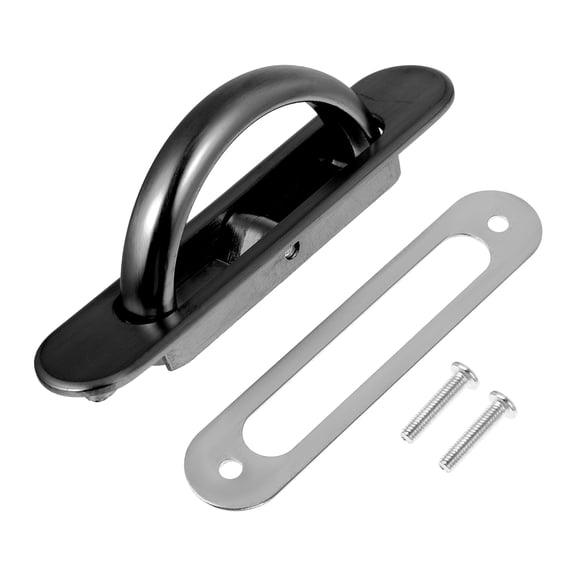 OUNONA Doitool Hidden Handle Puller Concealed Handle Door Handle Pull 10X3.5CM Grey