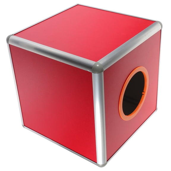 OUNONA Donation Boxes for Fundraising Birthday Party Supplies Raffle Office Red