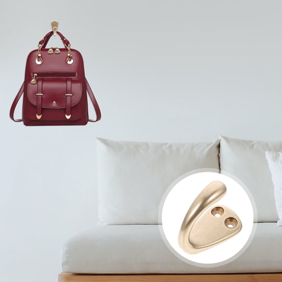 DRAFIDEEP Mounted Hook Copper Material Stylish Simple Home Organizer 1Set