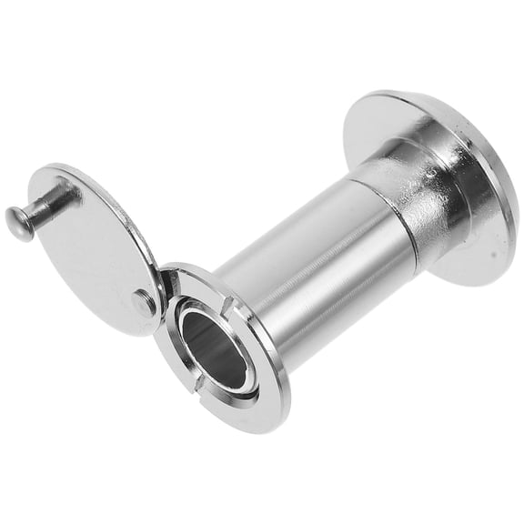 200 Degree Door Peephole with Privacy Cover for Home Office Hotel Front Doors 1 Set Retractable Metal Viewer