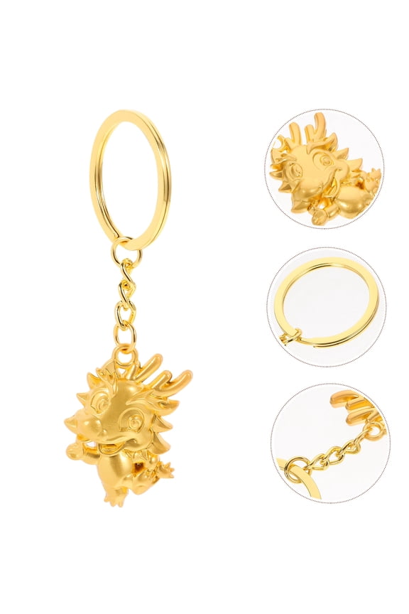 Dragon Keychain Keyring Chinese Dragon Key Ring Car Hanging Keychain Pendant Wallet Charm