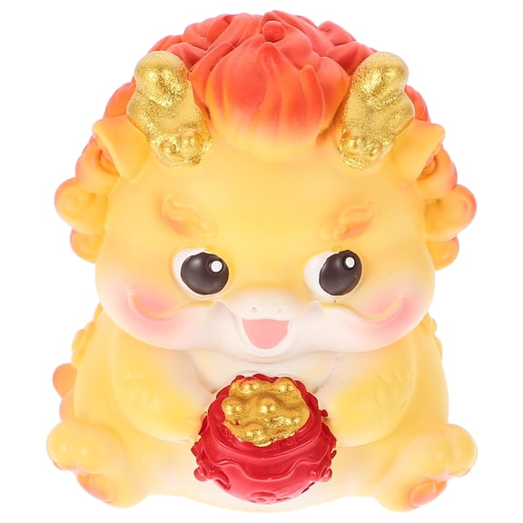 OUNONA  Dragon Statues and Figurines Desk Toys Ornament Office