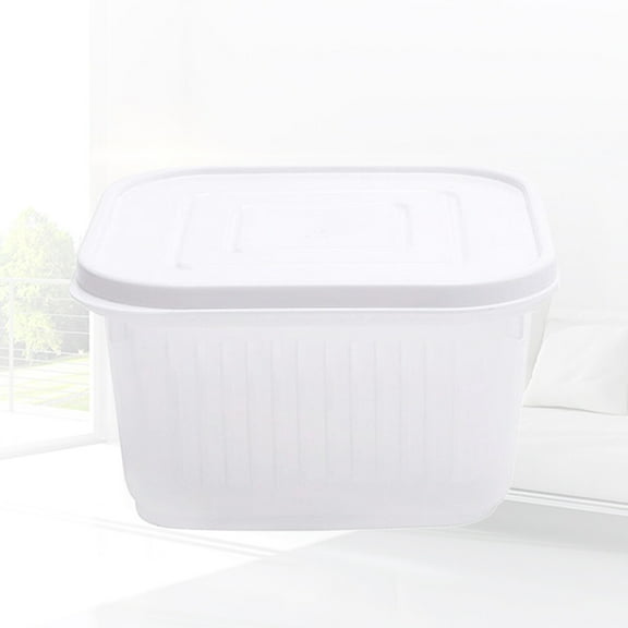 OUNONA Drainer Design Container Fruit and Vegetable Storage