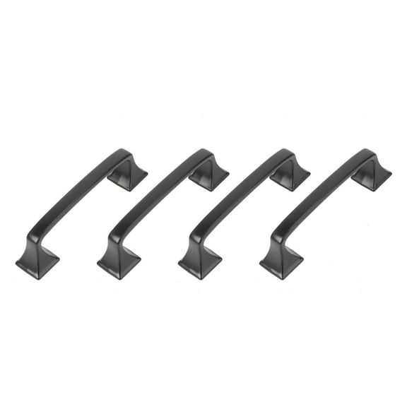 OUNONA Drawer Knob Drawer Handle Wine Cabinet Handles Child 11.5x3cm Black