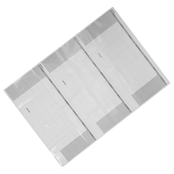 OUNONA Monthly Wall Planner Dry Erase Board with Reusable Thick Paper and Vertical Display