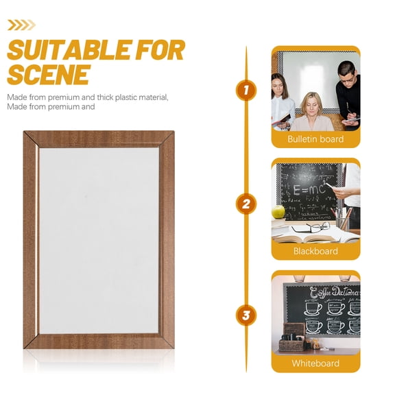 OUNONA Dry Erase Whiteboard Sticker Transparent Peel and Stick Wall Decal for Office Use