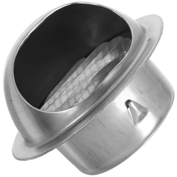 OUNONA Dryer Vent Cover outside Stainless Steel Hood 12.00X12.00X9.00CM Silver