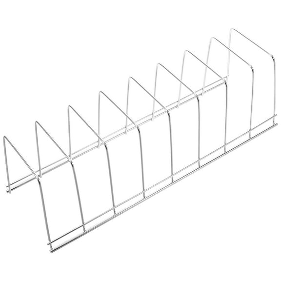 OUNONA  Drying Rack for Kitchen Sink Commercial Dish Chain Tape Silver