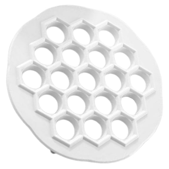 OUNONA White Plastic Russian Ravioli Maker Pelmeni Mold Easy Dumpling Mold for Home Use