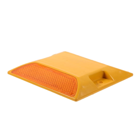 OUNONA Durable Plastic Reflective Road Marker for Sidewalks Driveway Road Stud with Easy Installation