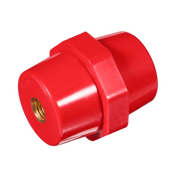 OUNONA Durable Red Busbar Junction Post for High Strength Electrical Cable Terminal Connections