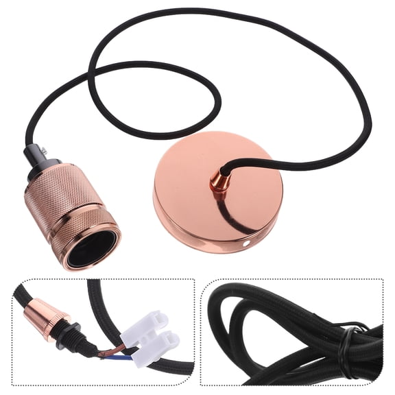 OUNONA Decorative Vintage Pendant Light Holder Industrial Style for Boutique and Cafe