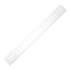 OUNONA Durable Transparent Cartography Scale Ruler for Accurate Professional Map Measurement