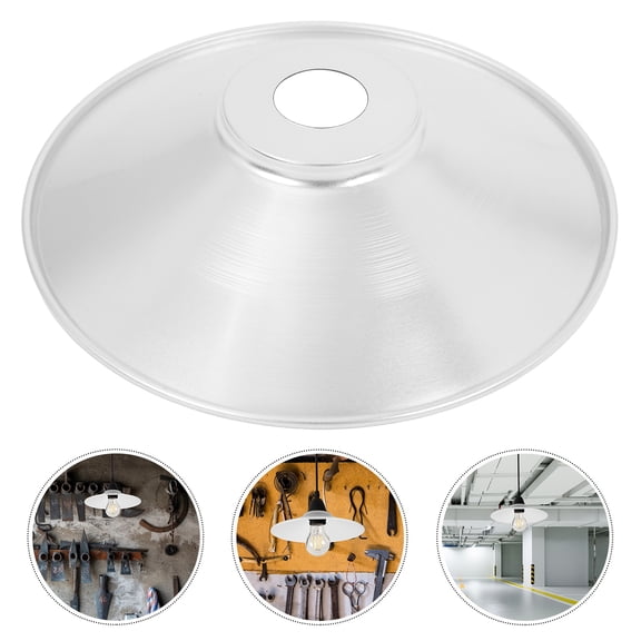OUNONA Dustrial Lamp Shade Replacement Fit For Hanging Light Modern Warehouse Style Aluminum Easy To Cle