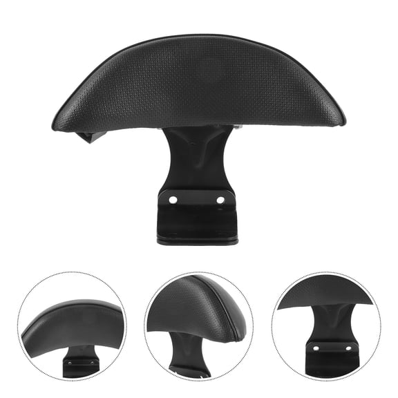 OUNONA Easy Install Black Bike Backrest Universal Seat for Standard Bicycle Use