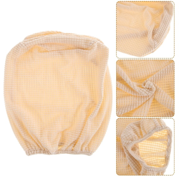 OUNONA Elastic Beige Polyester Water Jug Cover for Water Cooler with Stylish Rustic Design