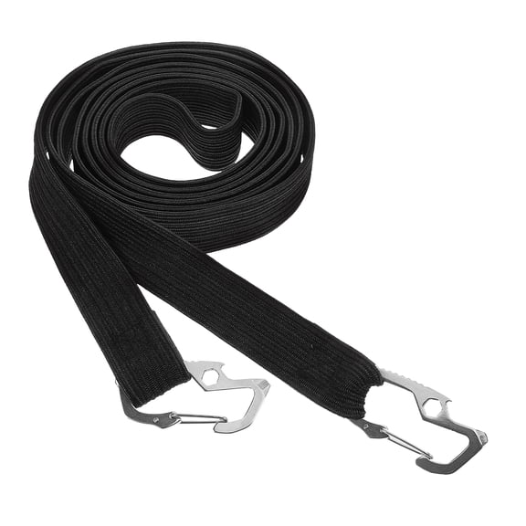 OUNONA Elastic Motorcycle Bungee Cords with Hooks, Heavy Duty Luggage Straps for Bike, Electric Cargo, Outdoor Riding and Packing