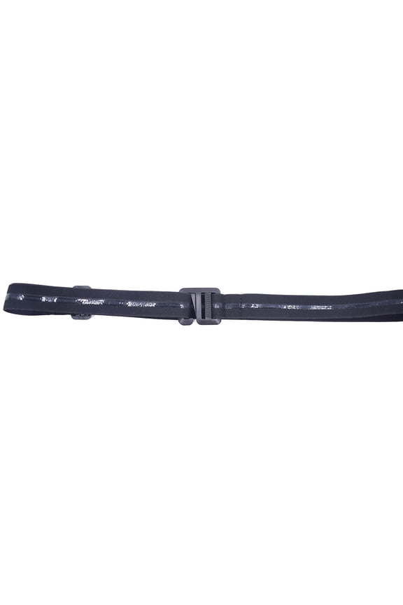 Black Adjustable Elastic Shirt Lock Belt - Shirt Stay Strap for Dress Shirts, Suits, and Formal Wear Accessories