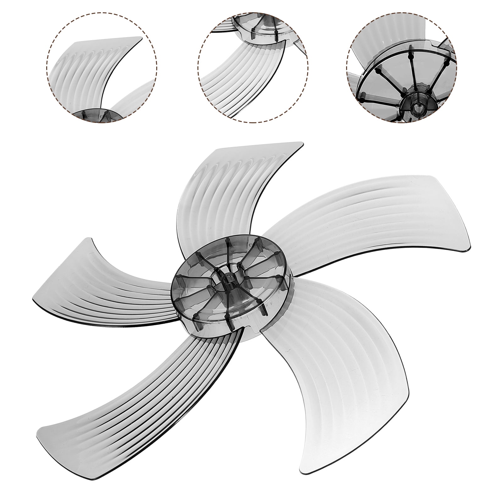 OUNONA Electric Fan Blade Table Removable Bladeless Fans Desk Ceiling ...