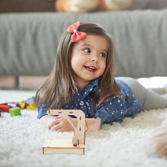 OUNONA Electric Hot Foam Cutter for Crafting Creative DIY Science Projects Comprehensive Kit for Home Use Beige Wood