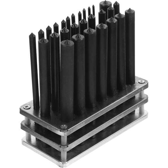 Steel Positioning Punch Set for Home Use with Non-Slip Base 1 Set