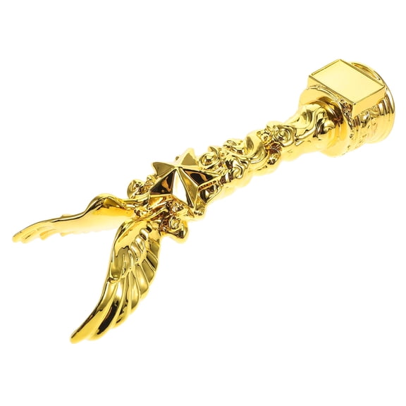 OUNONA Elegant Golden Resin Trophy for Desktop Display and Employee Achievement