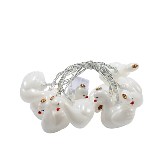 OUNONA Stylish White String Lights with Creative LED Design for Cozy Warm Ambiance and Perfect Event Decoration