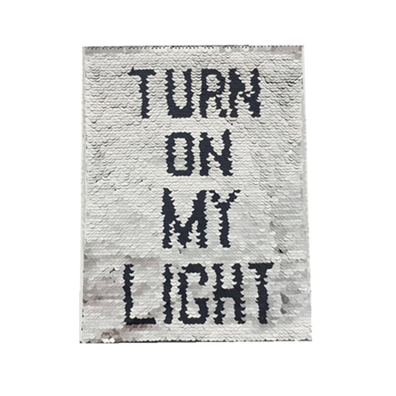OUNONA Embroidered English Letter Sequins Patch for Clothes, Accessories, Craft Decoration