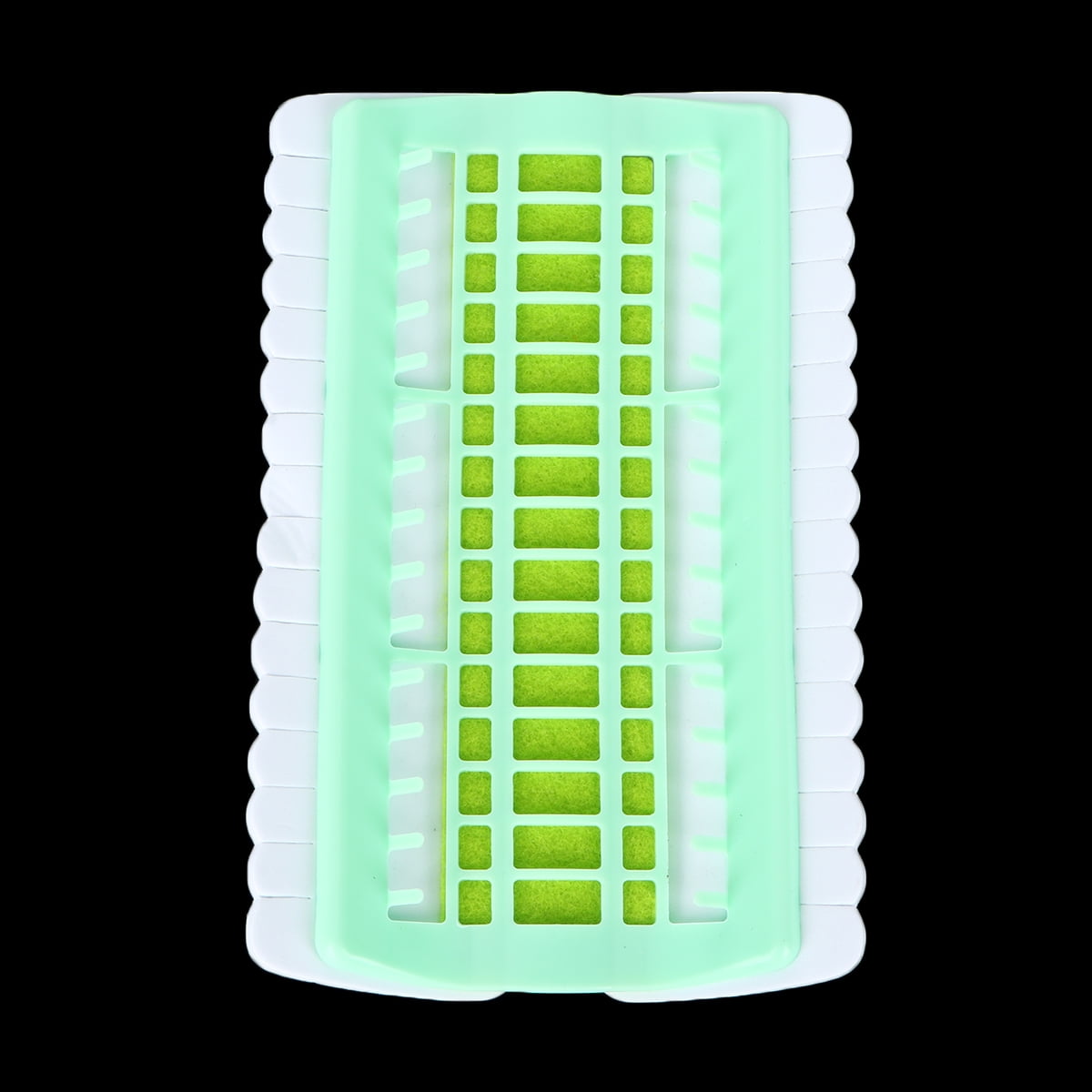 OUNONA Embroidery Floss Organizer 30 Positions Cross Stitch Thread Holder Storage Tool for Cotton Thread Craft DIY Sewing Storage ( Green )
