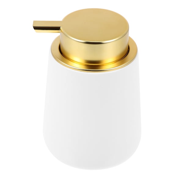 OUNONA Empty Pump Bottles for Shampoo Toilet Lotion Holder Travel White